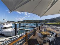 Marina Deck Overlooking the Water - Peppers Blue on Blue Resort