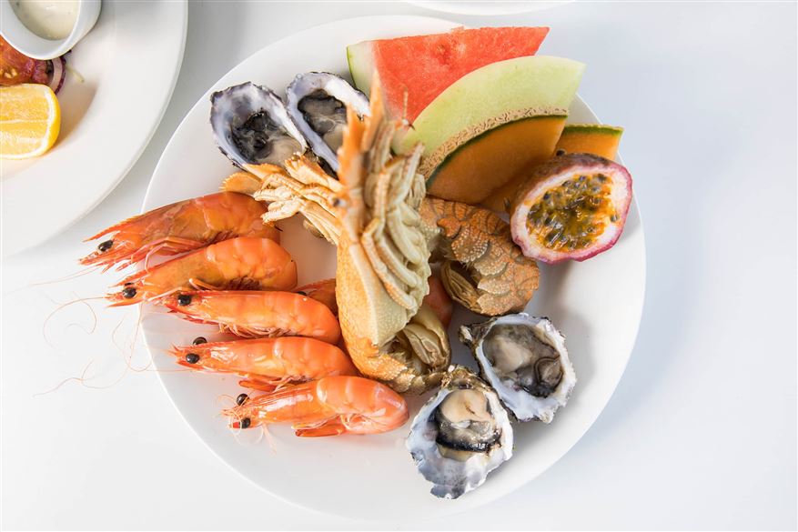 dining peppers blue on blue blu bay seafood restaurant