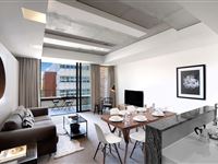1 Bedroom Apartment Living - Peppers Gallery Canberra