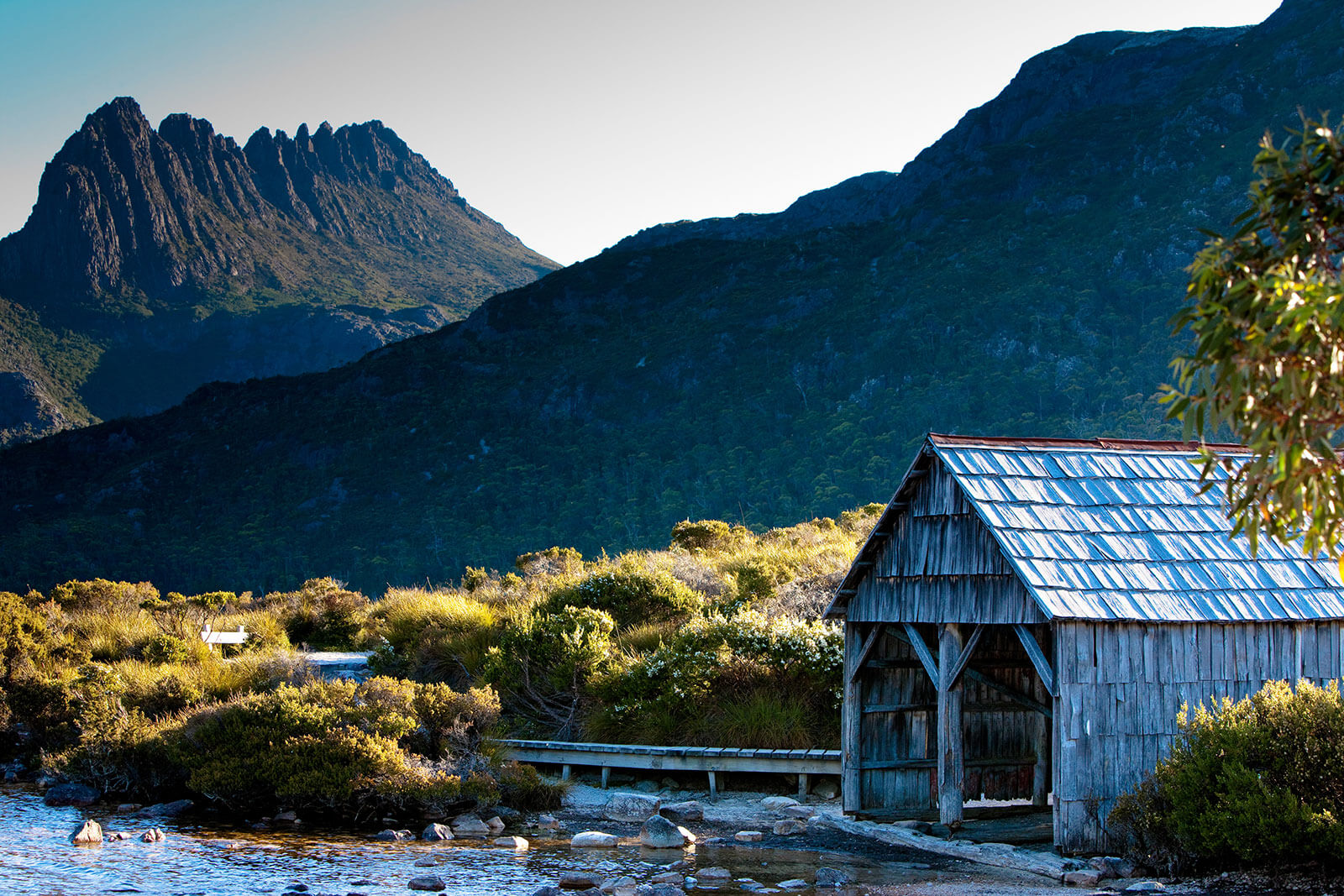 Boat Shed, Lake  Dove and Cradle Mountain