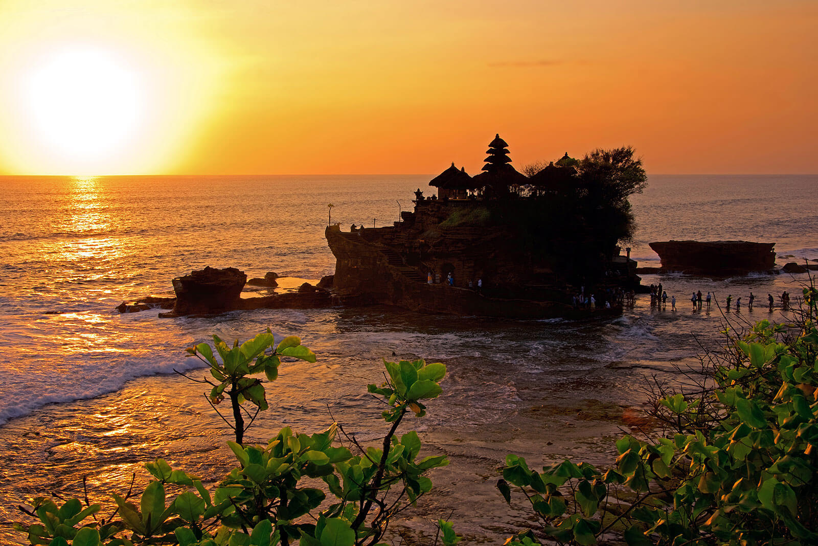 Sunset at Tanah  Lot